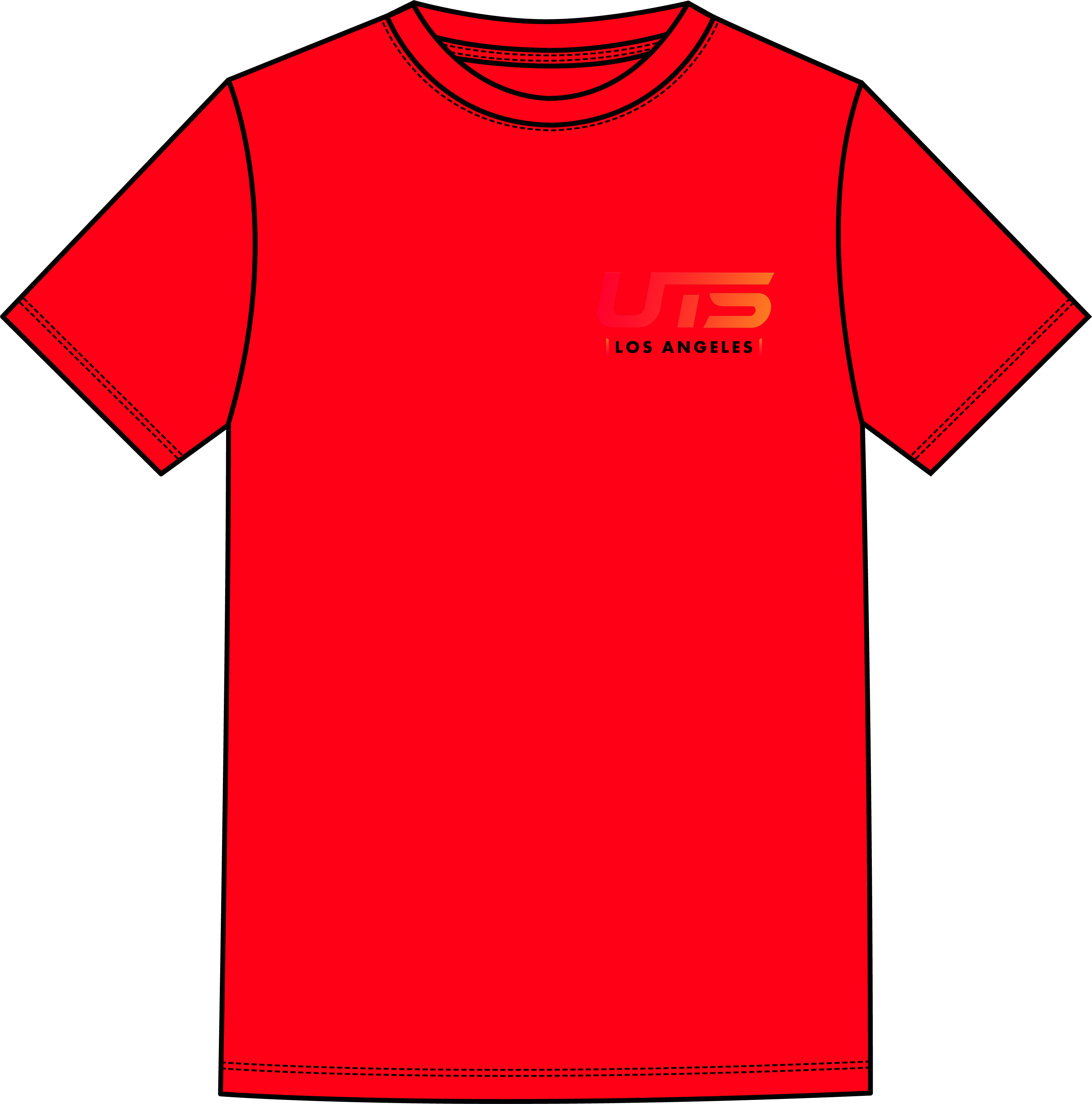 UTS Los Angeles T-Shirt - Poppy