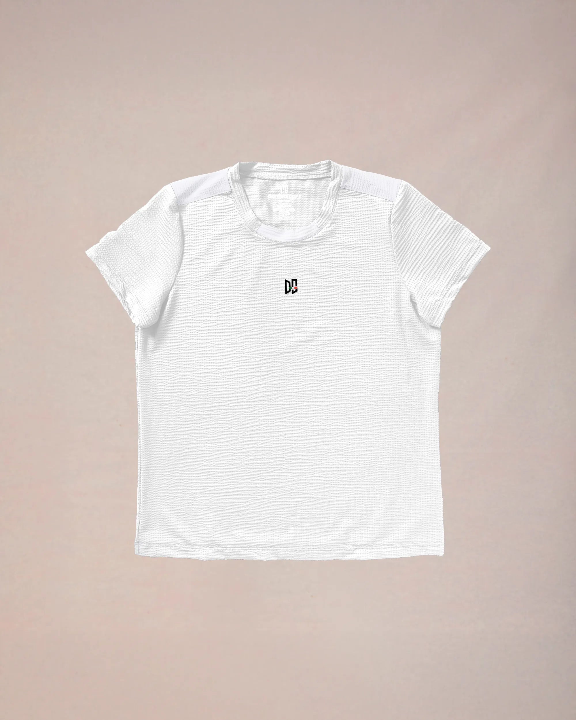 DonnaSport Le Club Waffle Knit Crew - Bianca