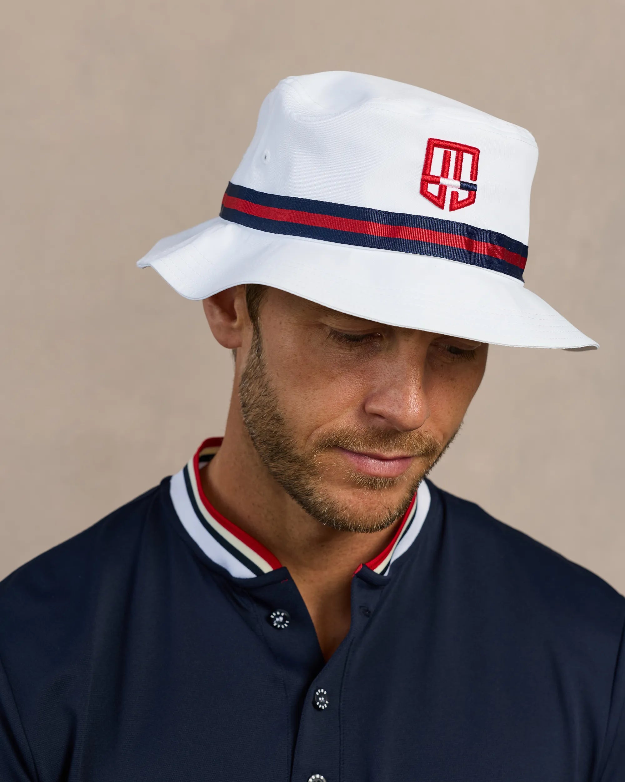 Americana Bucket Hat - Bianco