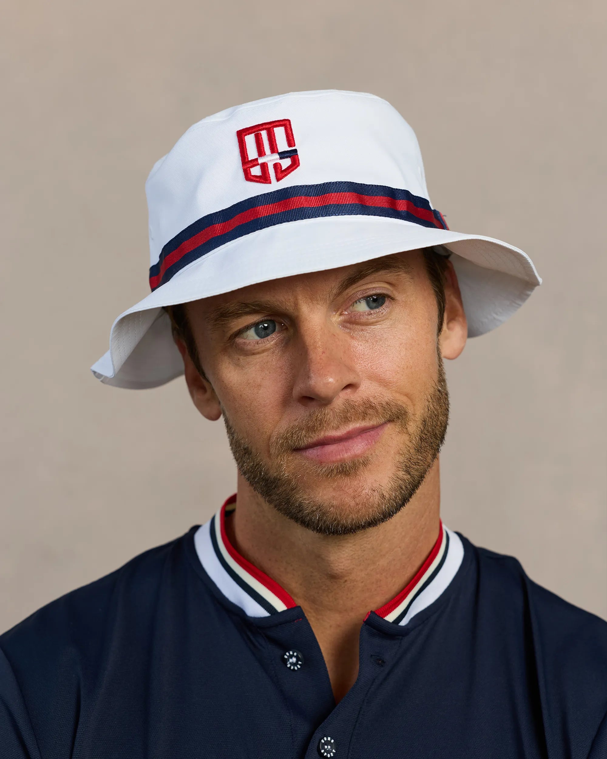 Americana Bucket Hat - Bianco