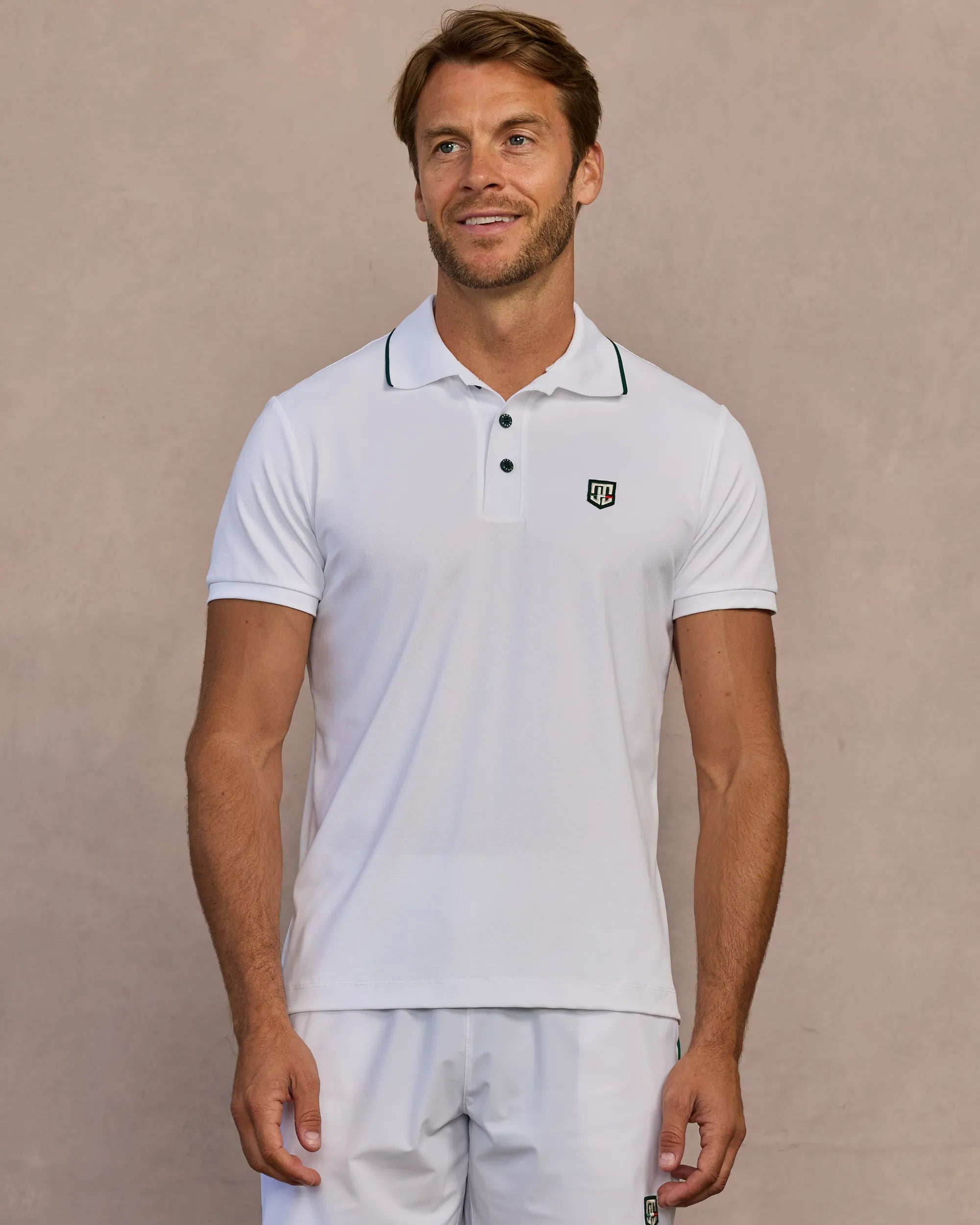Retro IV Polo - Bianco / Terra
