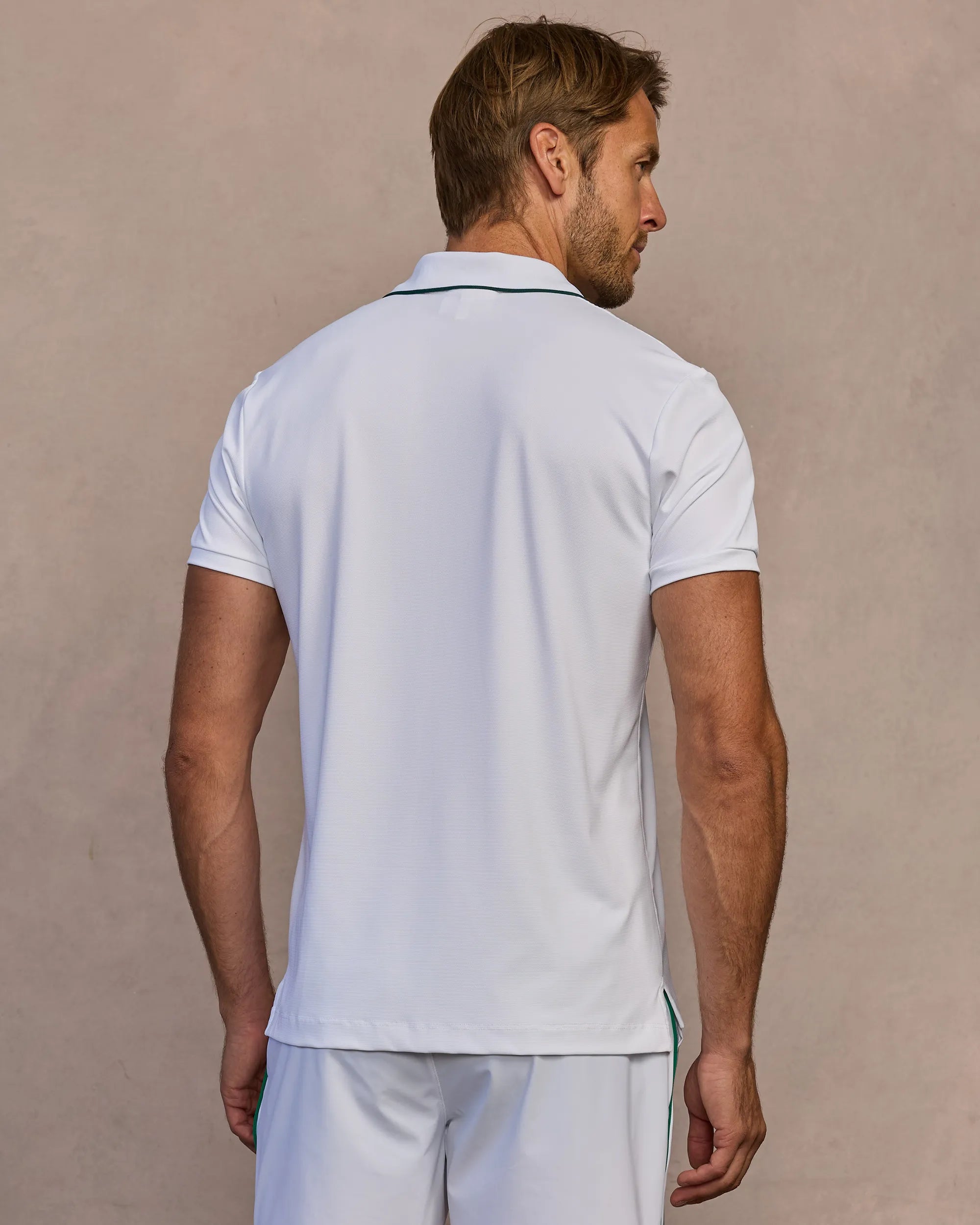 Retro IV Polo - Bianco / Terra