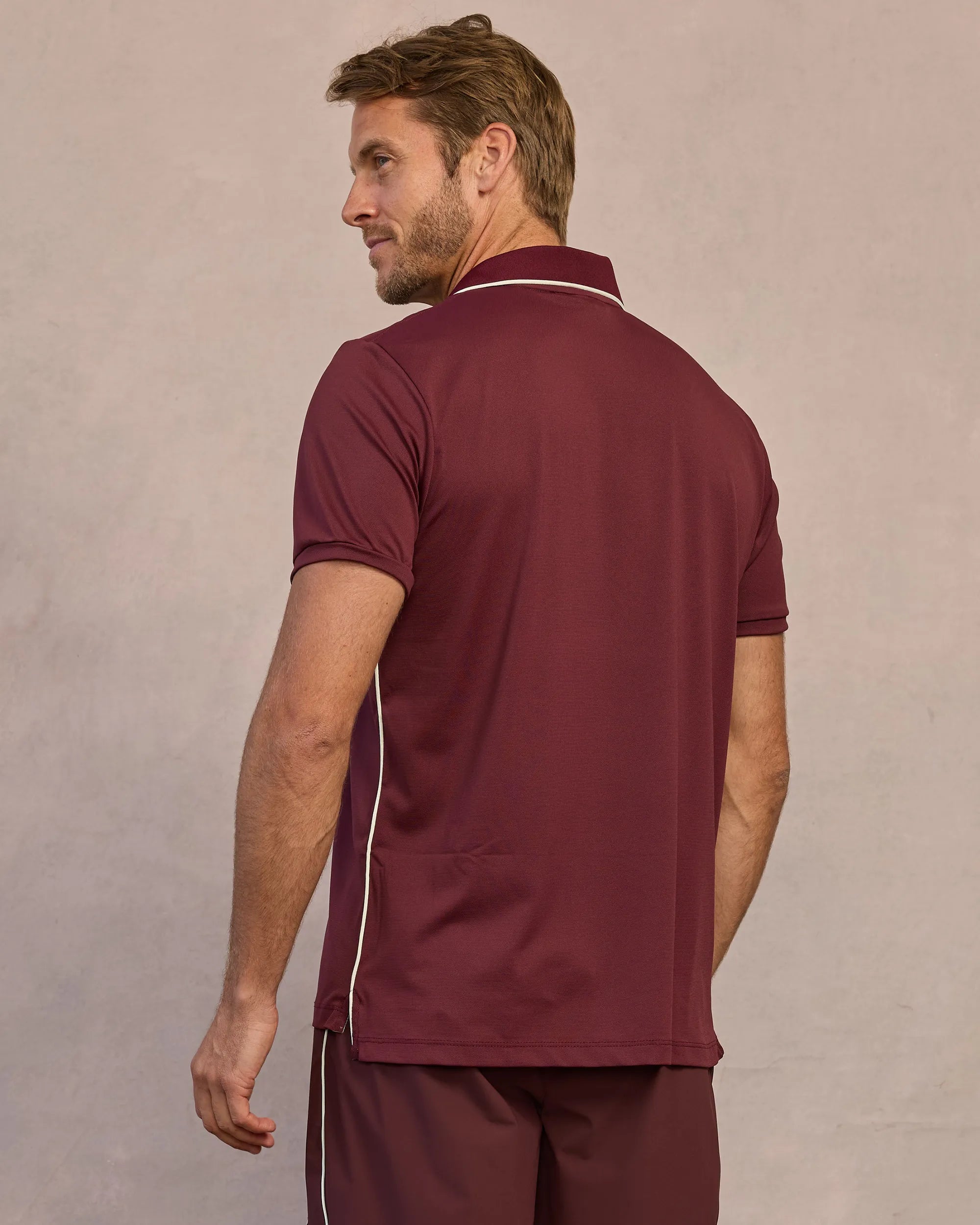 Retro IV Polo - Borgogna / Osso