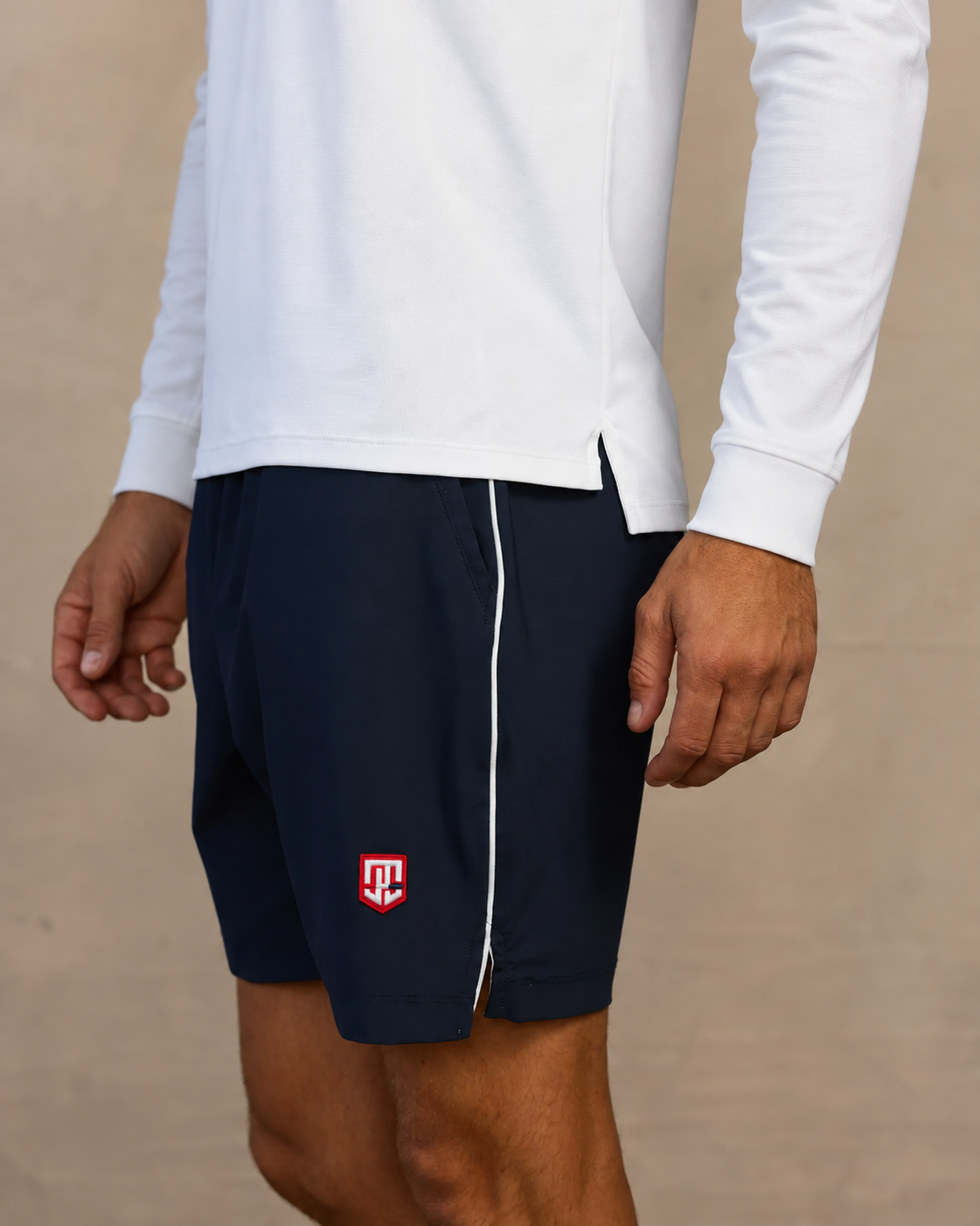 Americana Henley L/S - Bianco