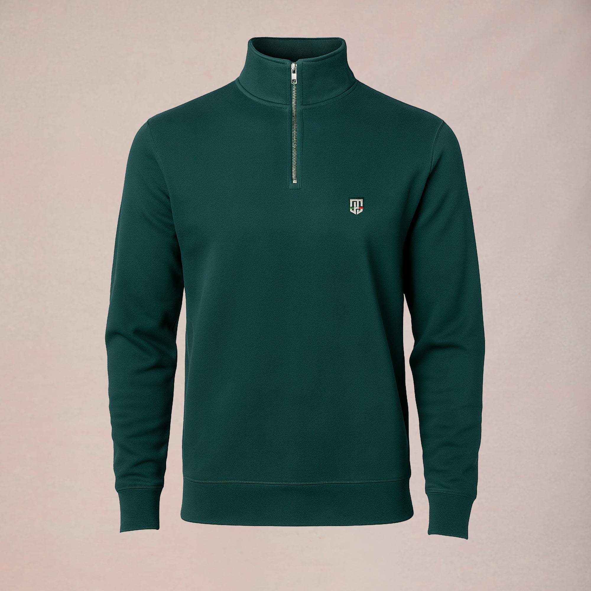Lounge Quarter-Zip Pullover - Verde
