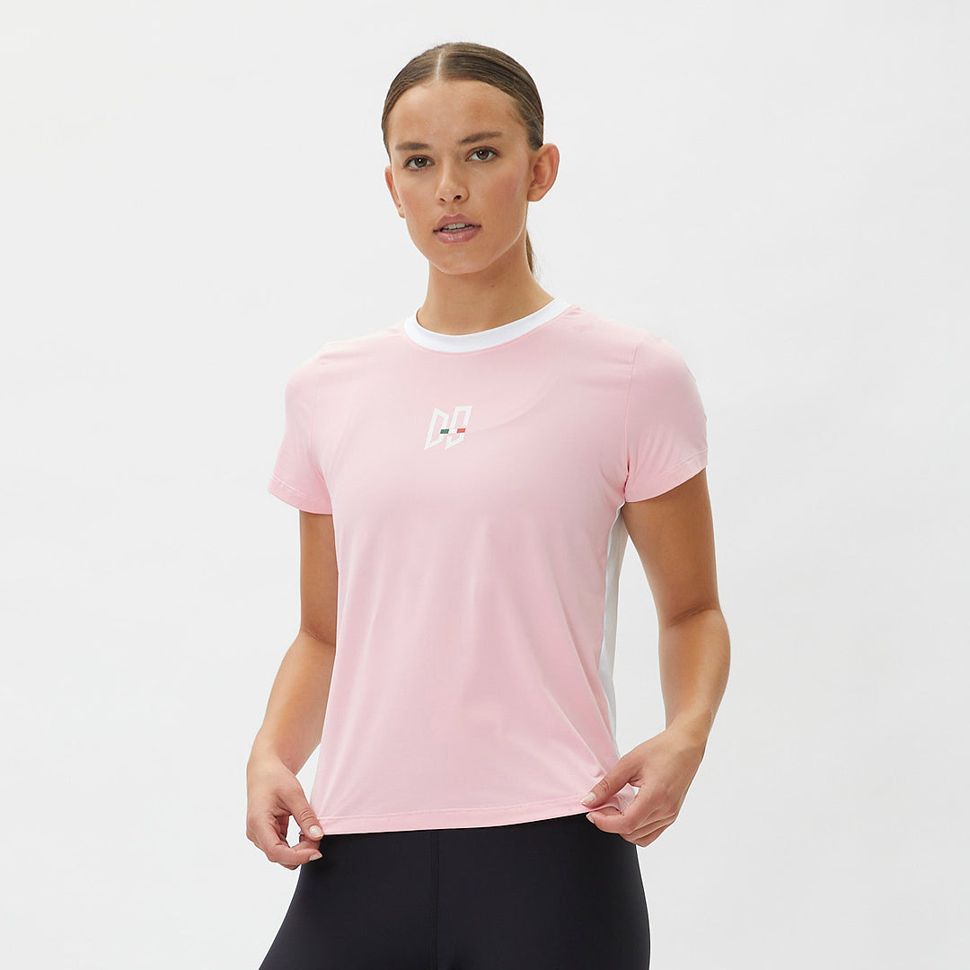 DonnaSport Le Club Crew - Rosa / Bianco