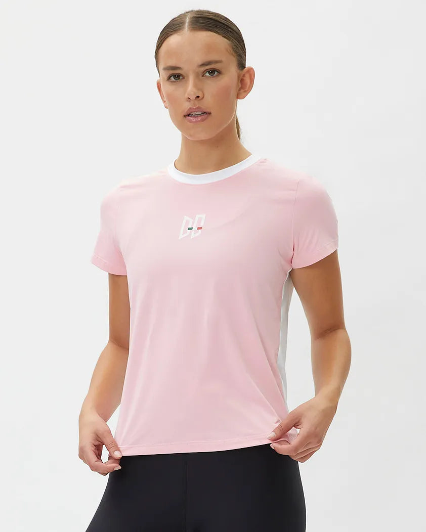 DonnaSport Le Club Crew - Rosa / Bianco