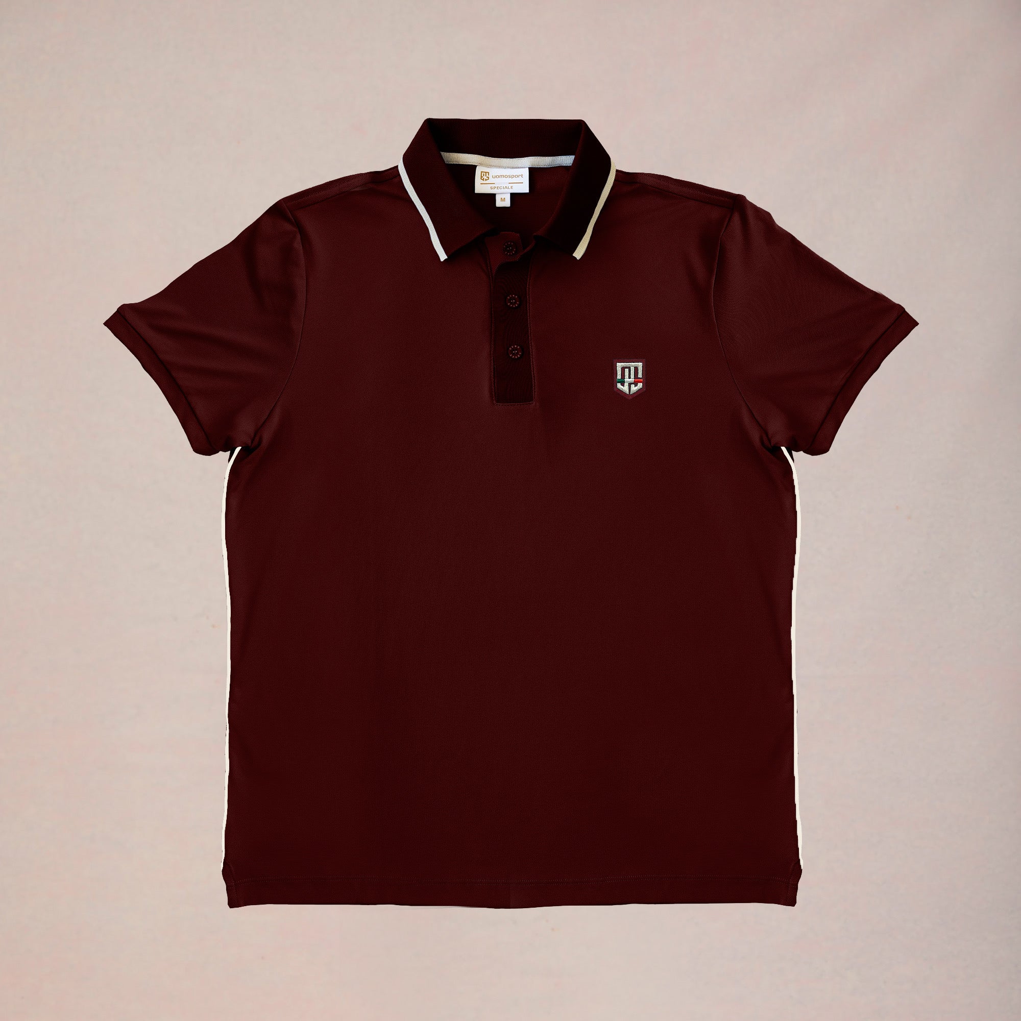 Retro IV Polo - Borgogna / Osso