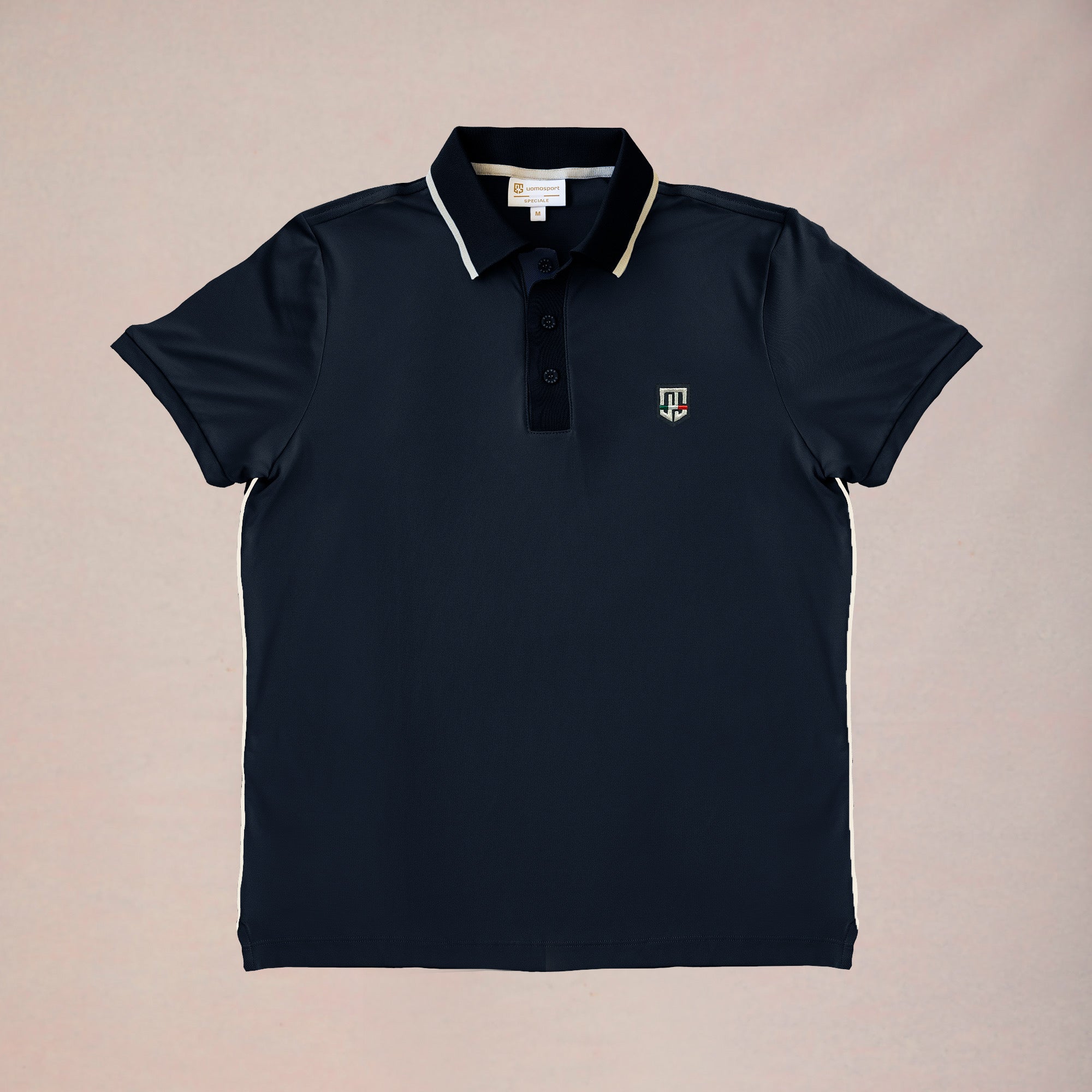 Retro IV Polo - Ossidiana / Osso