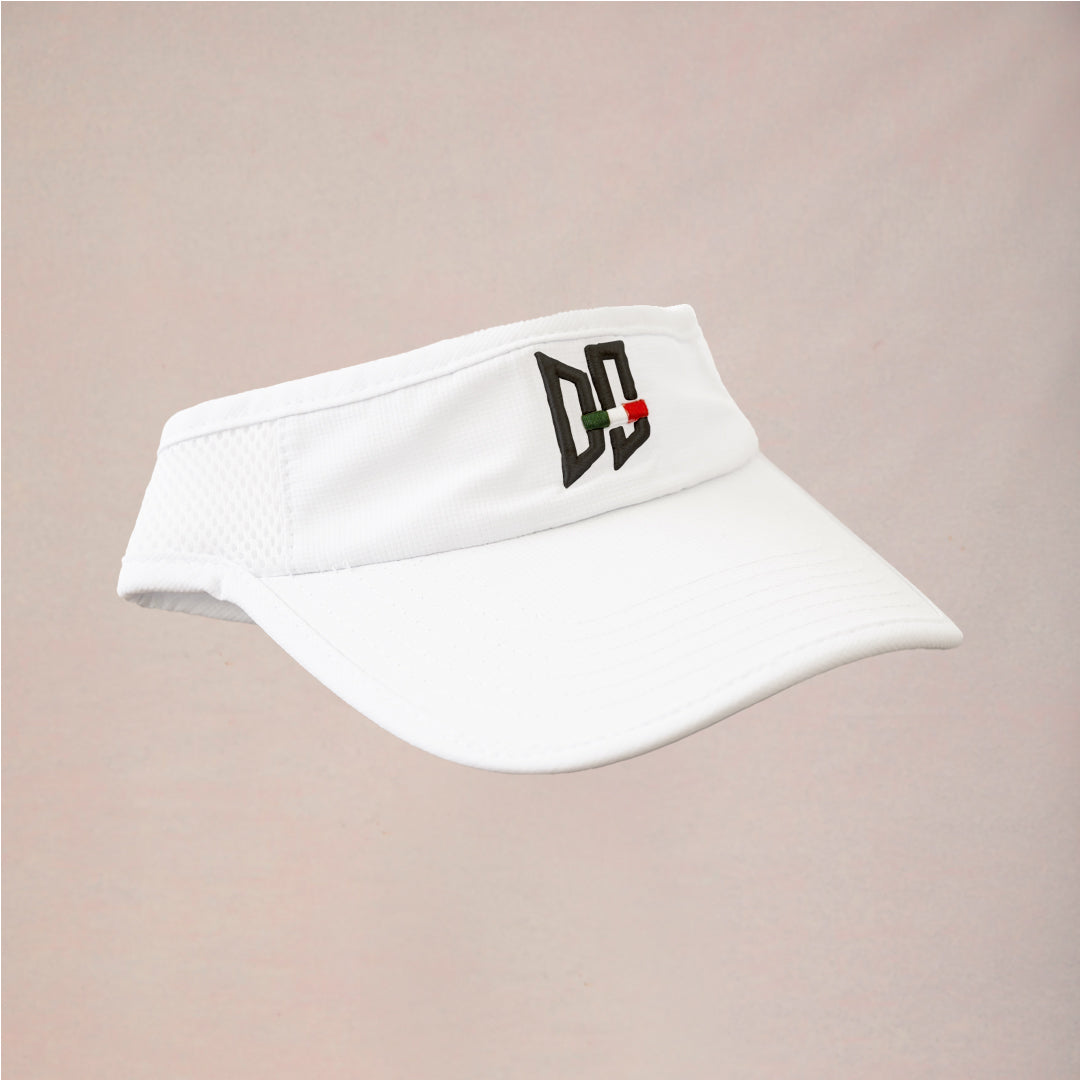 DonnaSport Visor - Bianco / Nero