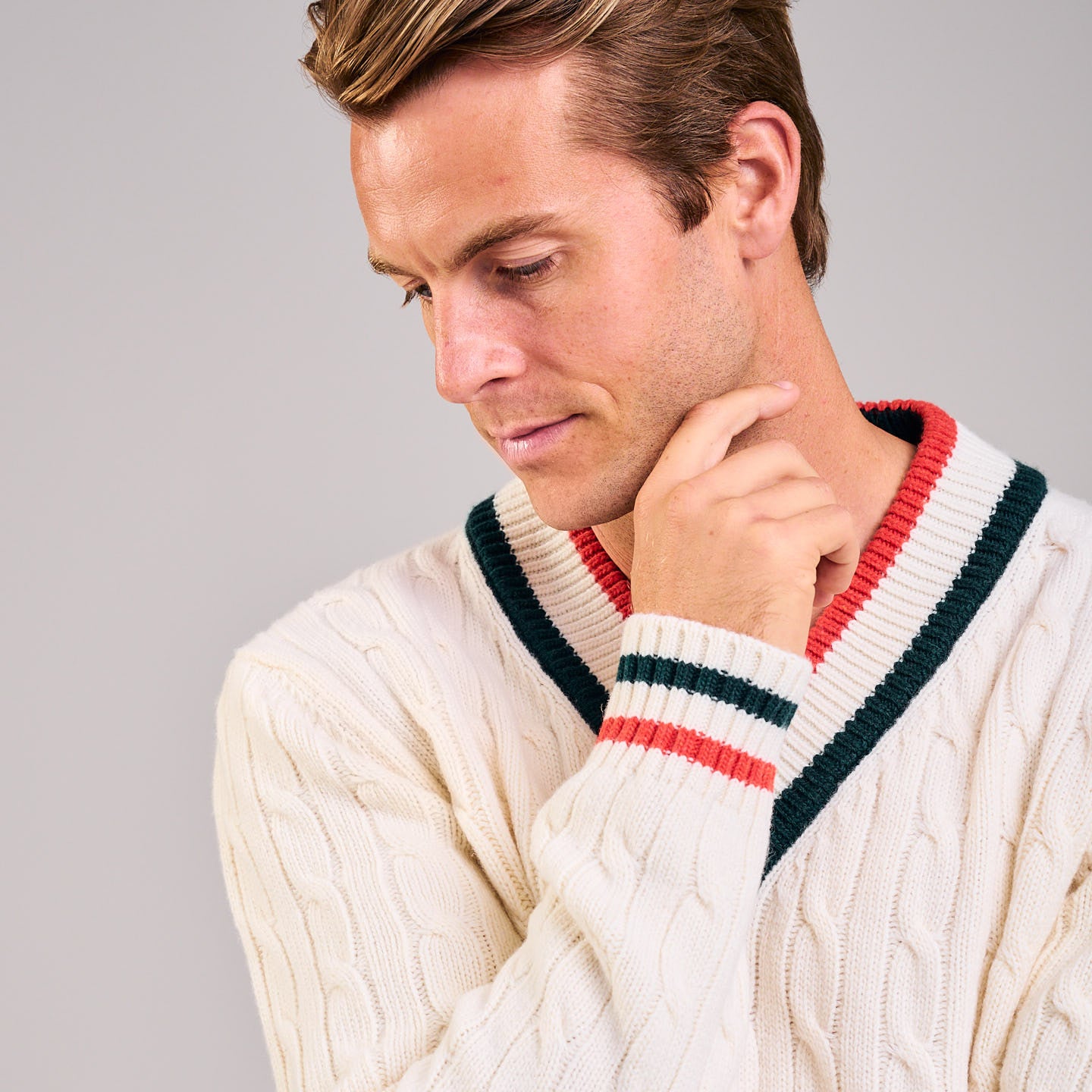Classic Men's Tennis Sweater