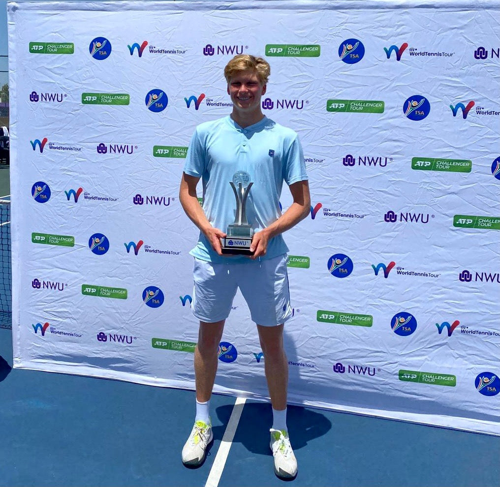 Jenson Brooksby Winner of his first ATP Tour Challenger Title in Potchefstroom