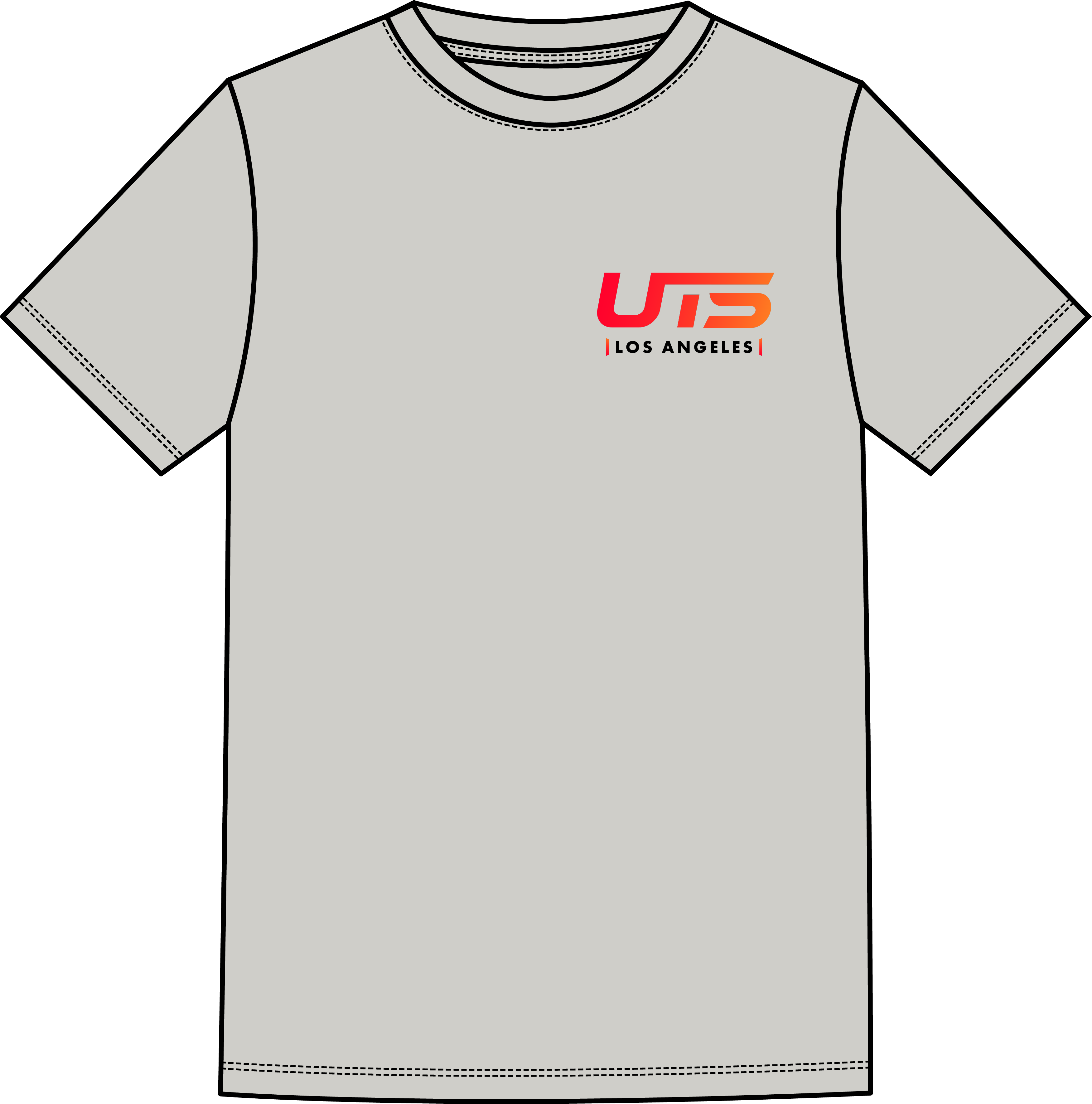 UTS Los Angeles T-Shirt - Silver