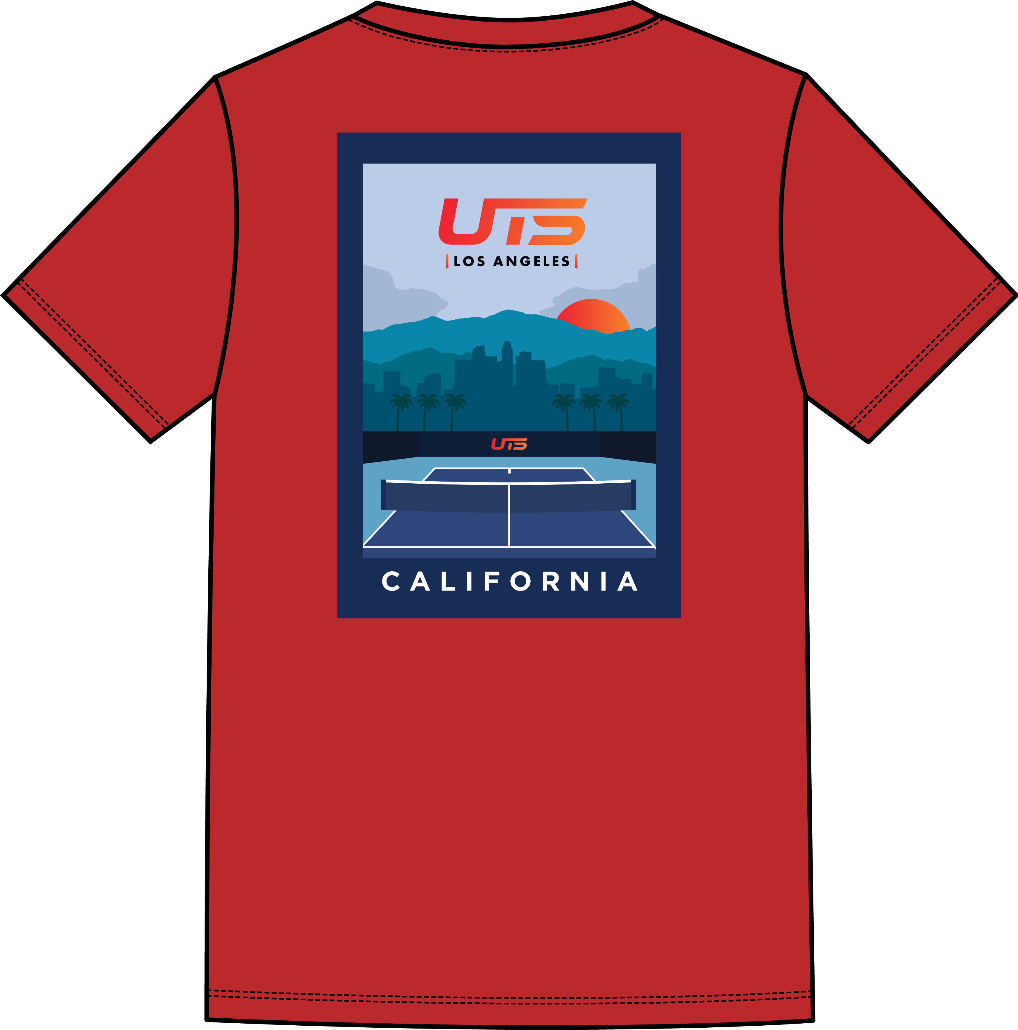 UTS Los Angeles T-Shirt - Red