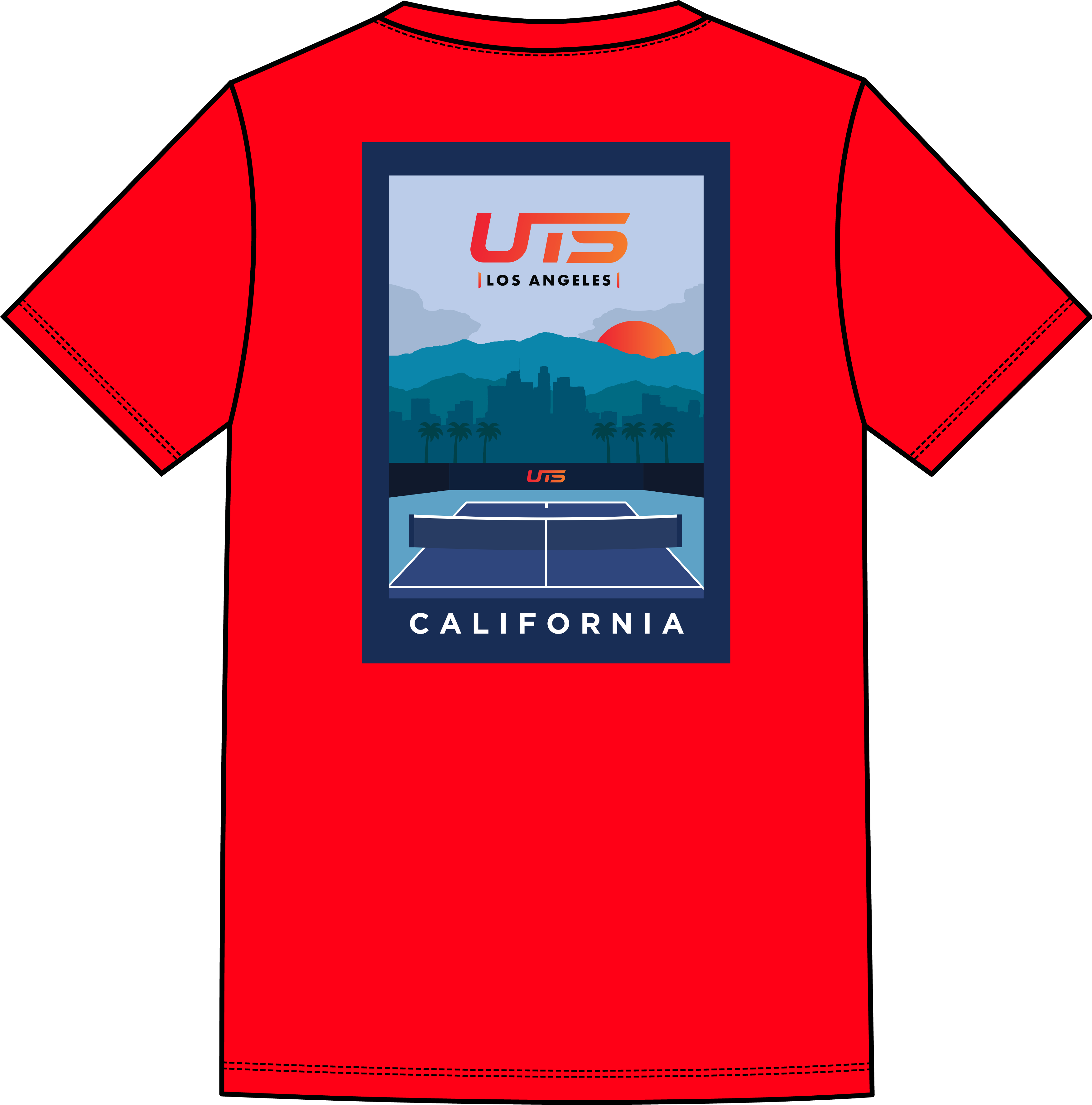 UTS Los Angeles T-Shirt - Poppy