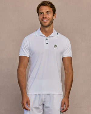 Retro IV Polo - Bianco / Terra