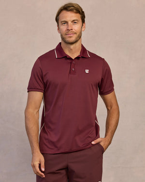Retro IV Polo - Borgogna / Osso
