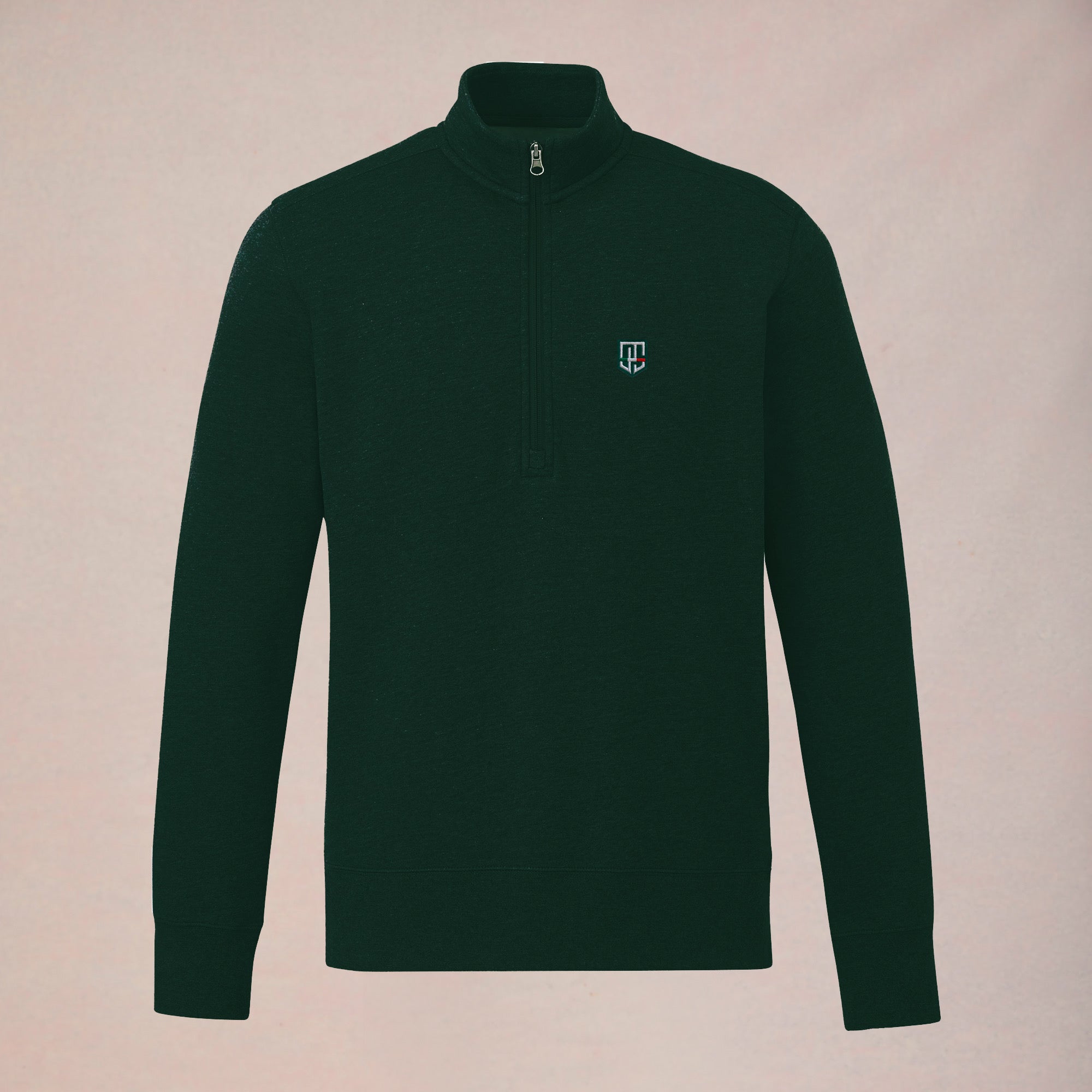 Lounge Quarter-Zip Pullover - Verde