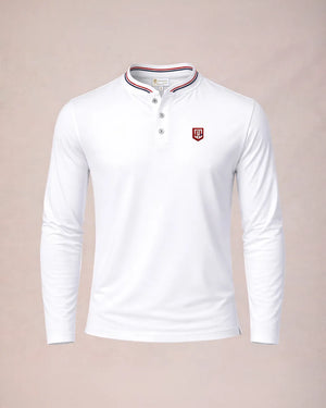 Americana Henley L/S- Bianco
