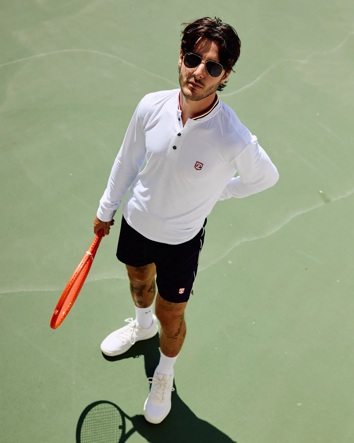 Americana Henley L/S - Bianco