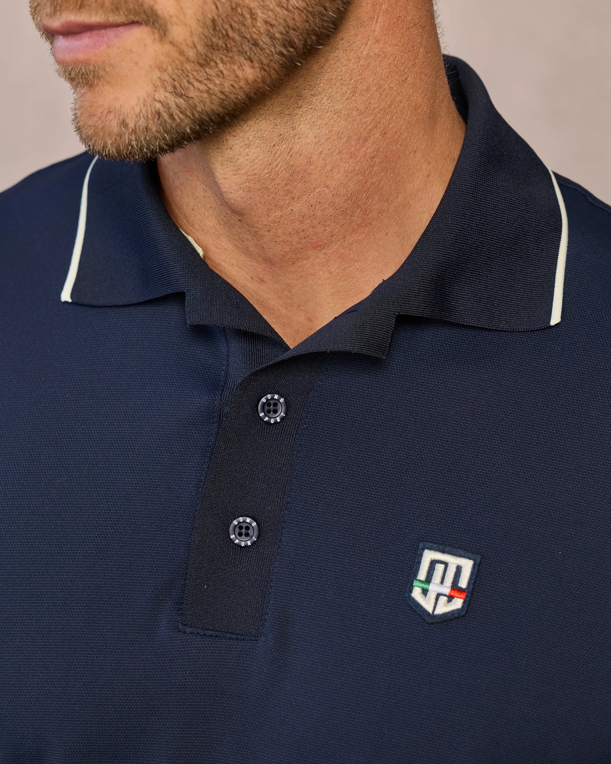 Retro IV Polo - Ossidiana / Osso