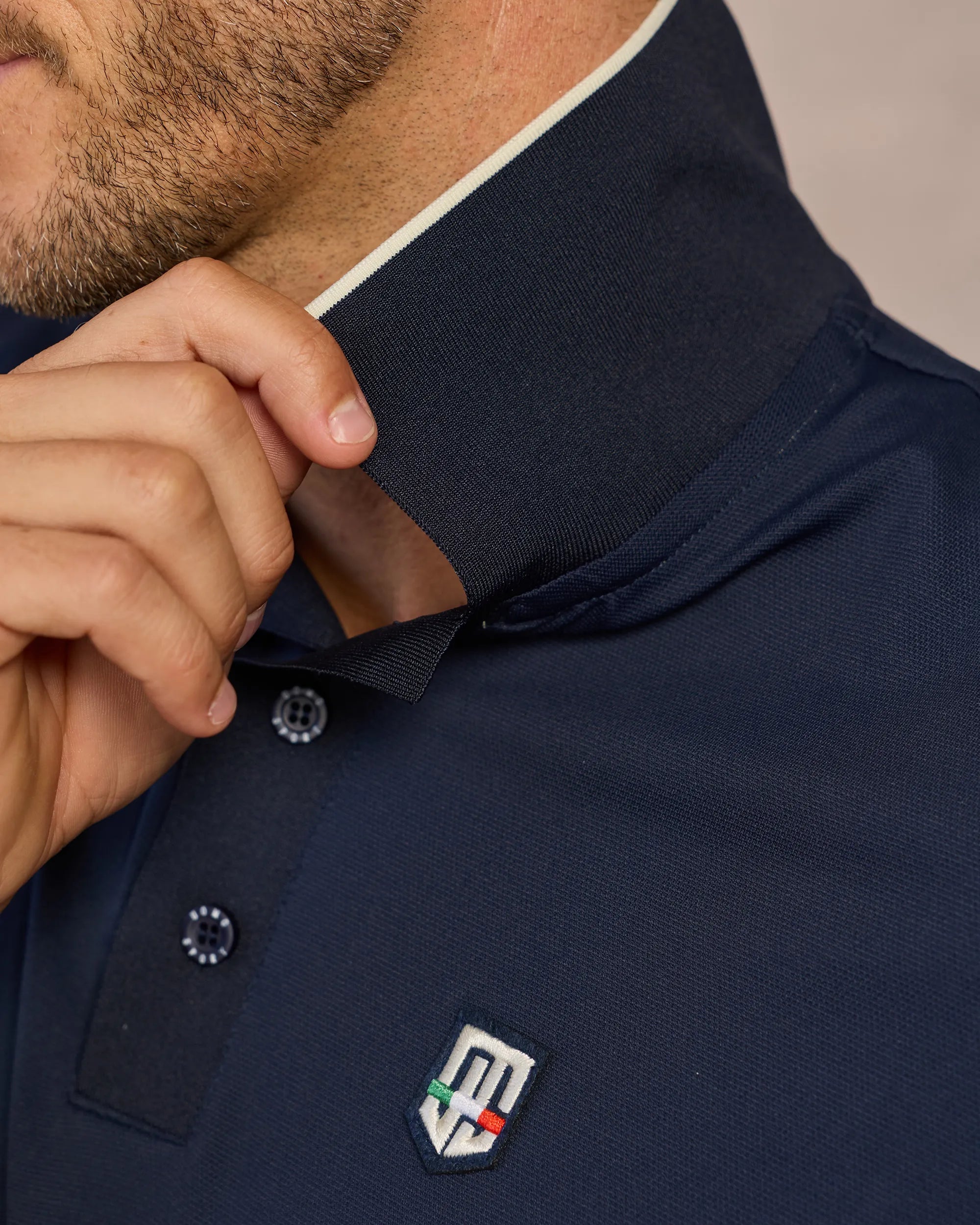 Retro IV Polo - Ossidiana / Osso